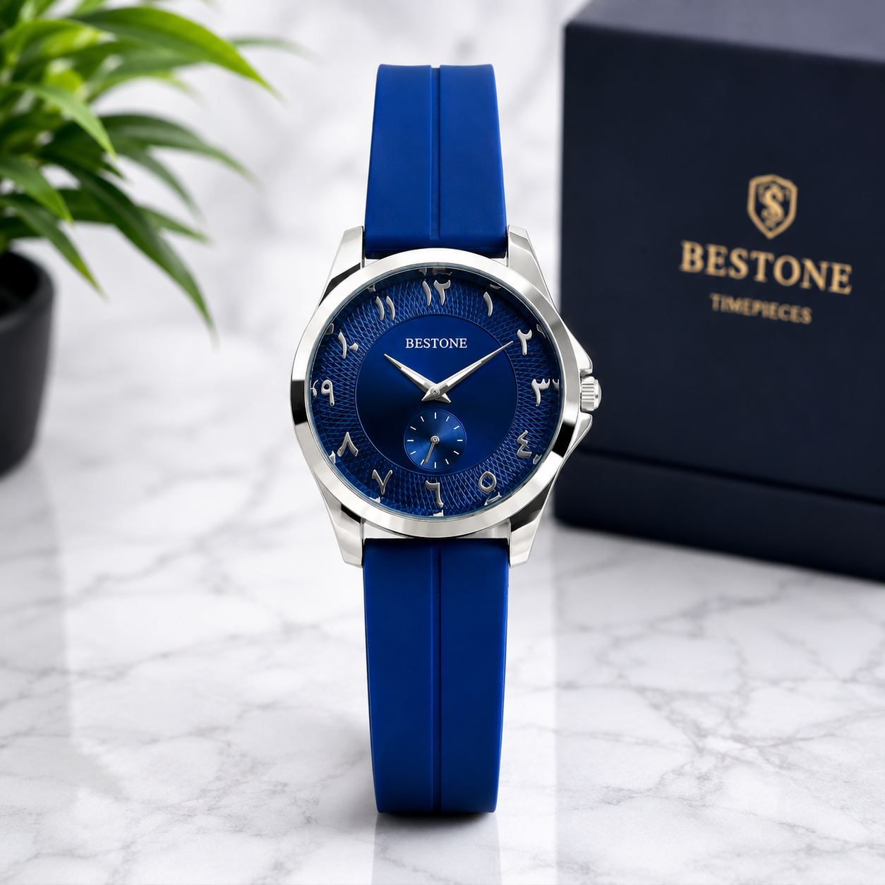 Bestone Royal Blue Classic Watch